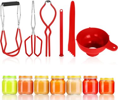 Набір для консервації 6 предметів червоний FREE WOLF