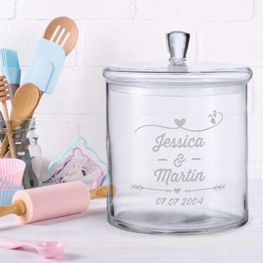 Банка для печенья с гравировкой GRAVURZEILE