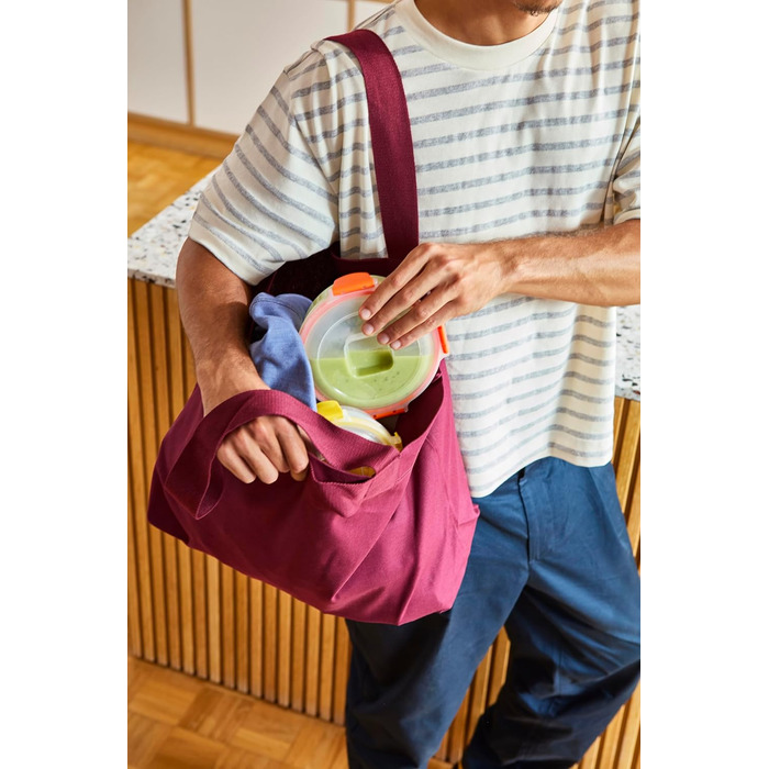 Набір круглих пластикових контейнерів з кришкою, 4 предмети, різнокольоровий Joseph Joseph