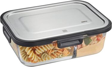 Контейнер пищевой, прямоугольный, 450/750 мл Milo Gefu