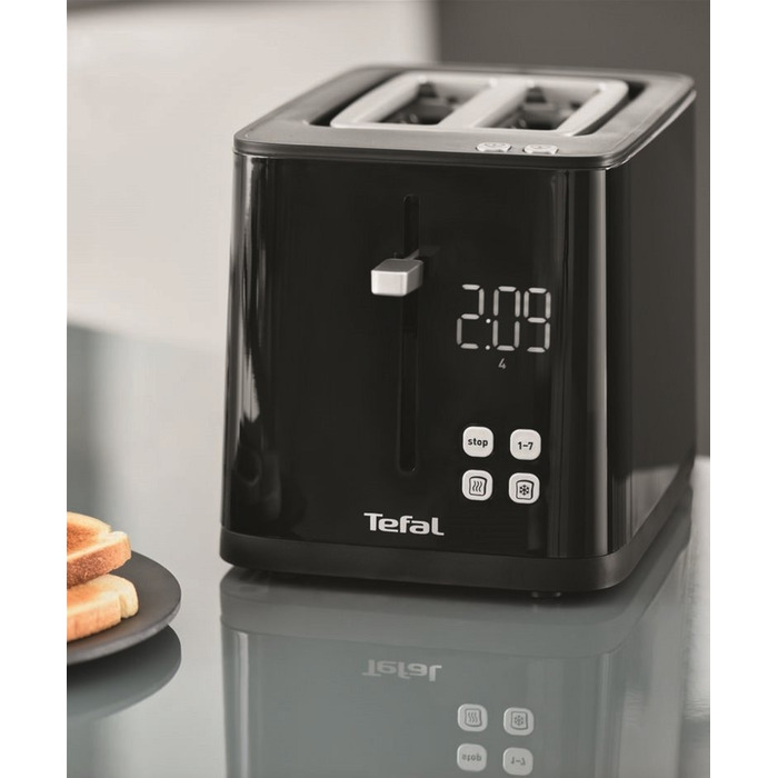 Tefal Тостер Digital, 850Вт, пластик, LED дисплей, чорний