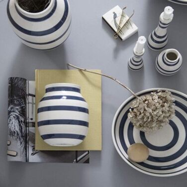 Подсвечник 24 см синий Omaggio Kähler