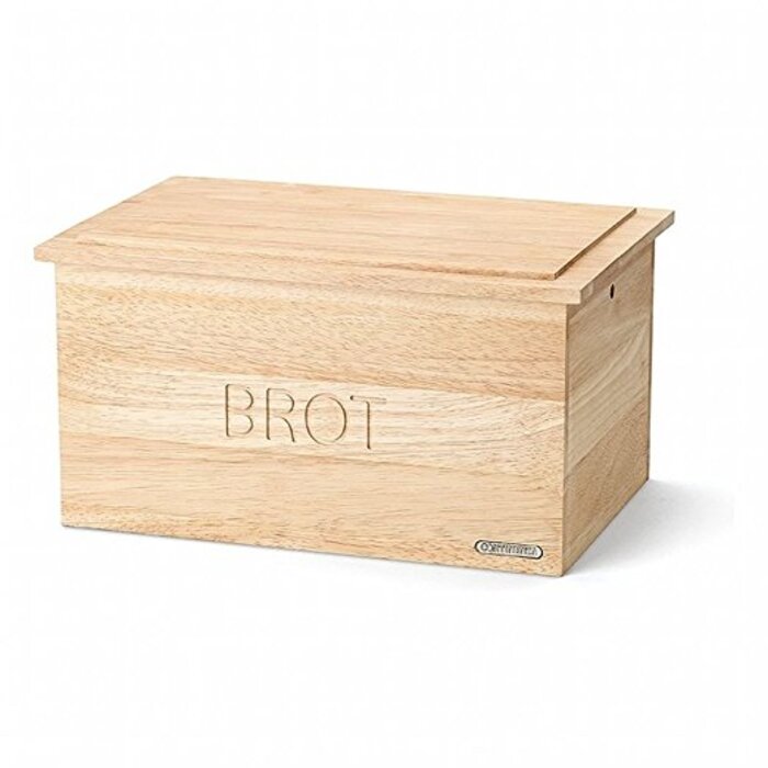 Хлібниця з кришкою, каучукове дерево 34,5 x 23 см Continenta