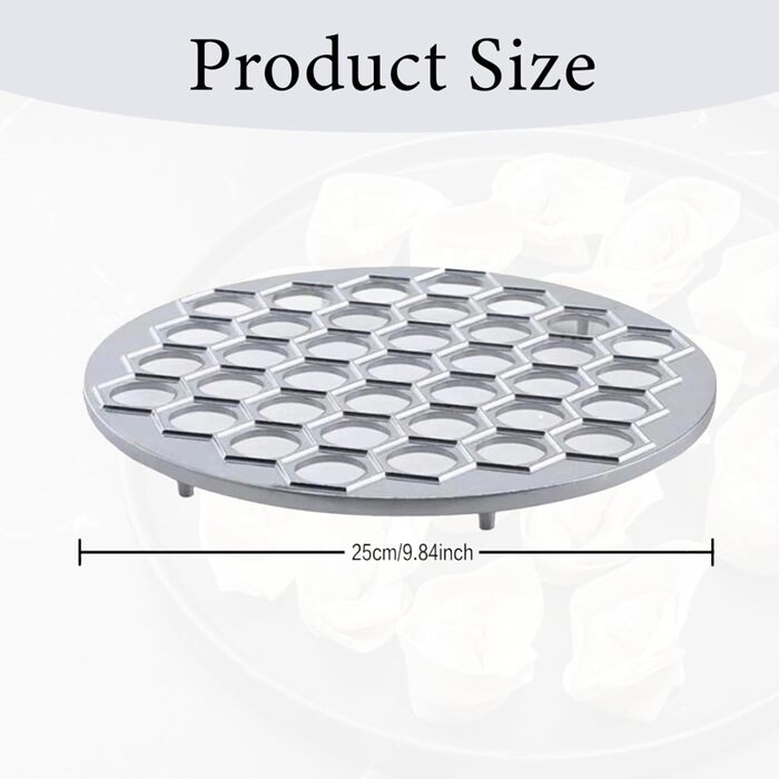 Форма для пельменів на 37 отворів, 25 см CYXZMYA