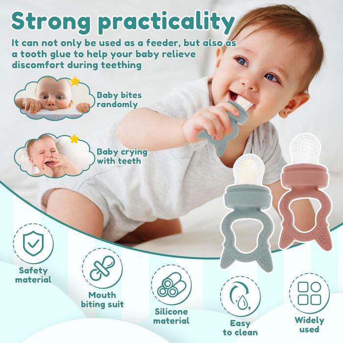 Набір силіконових ніблерів для дітей 2 шт.  TNTGMG