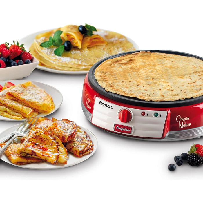 Блинница электрическая 30 см, красная Ariete