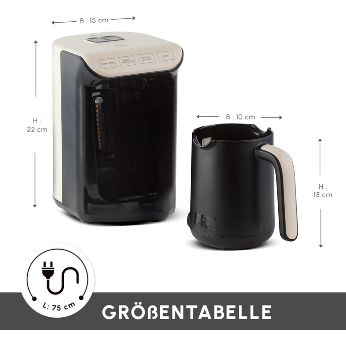 Турецька кавоварка 5 чашок 535 Вт Hatr Roast KARACA