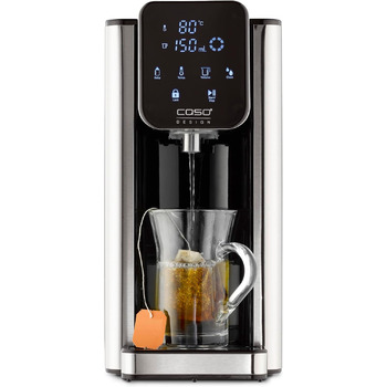 Диспенсер гарячої води CASO HW 660 - гаряча вода за кілька секунд, економить до 50 енергії в порівнянні з чайниками, 8 виходів об'єму, підходить для дитячого харчування, вбудоване нагадування про видалення накипу