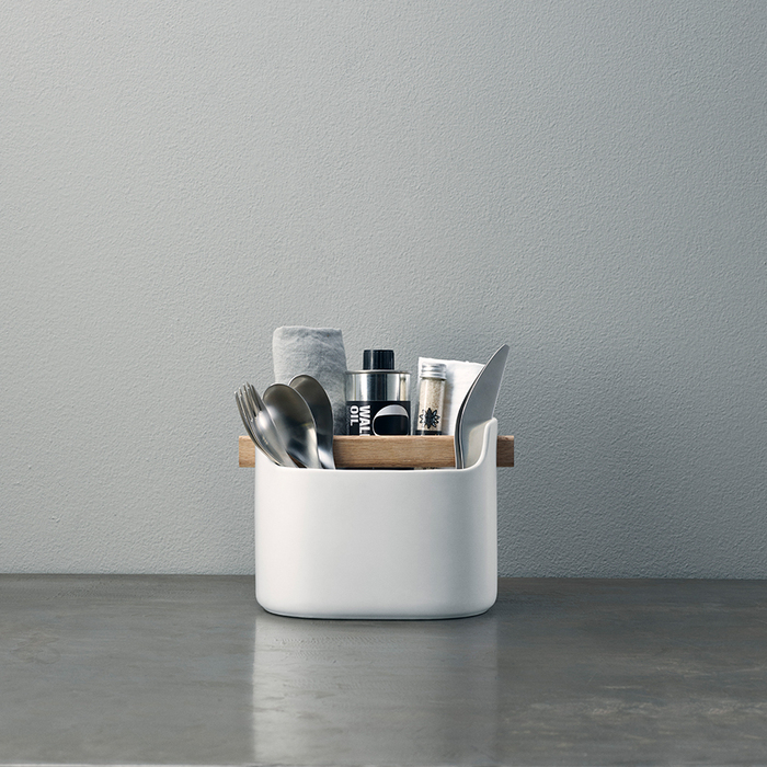 Підставка для столових приборів 16,7x19,2x12 см біла Toolbox Eva Solo