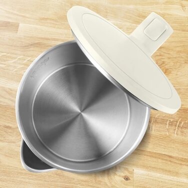 Tefal Електрочайник Thermo Protect, 1.5л, пластик, нержавіюча сталь, світло-бежевий