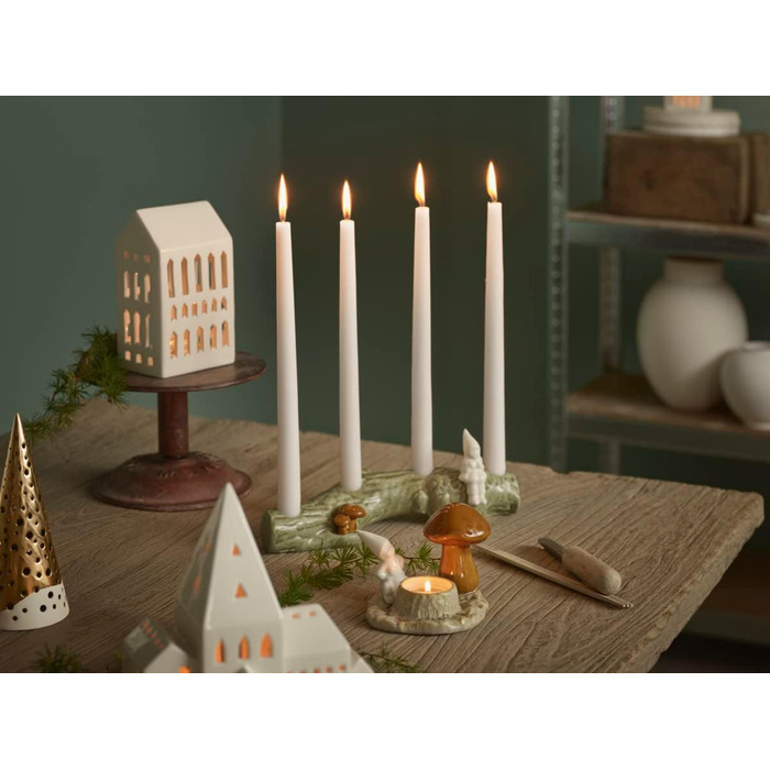Свічник-будиночок для чайних свічок 21 см білий Lichthaus City Urbania Kähler