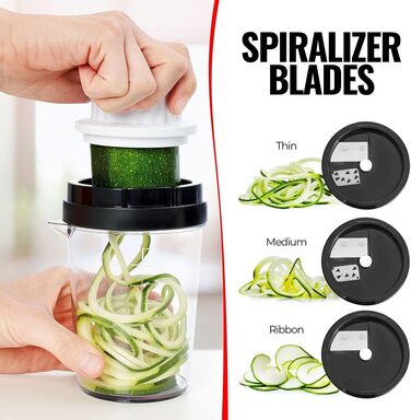 Спіральна овочерізка 8-в-1 з контейнером Fullstar