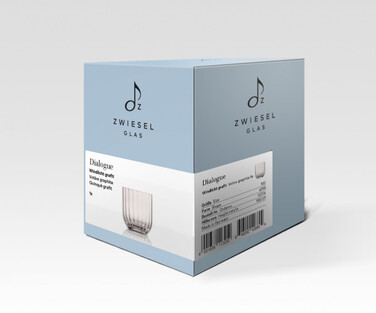 Свічник 10 см графітовий Dialogue Zwiesel Glas