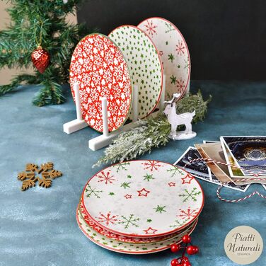 Набір із 6 тарілок на 6 персон  21 см Piatti Naturali