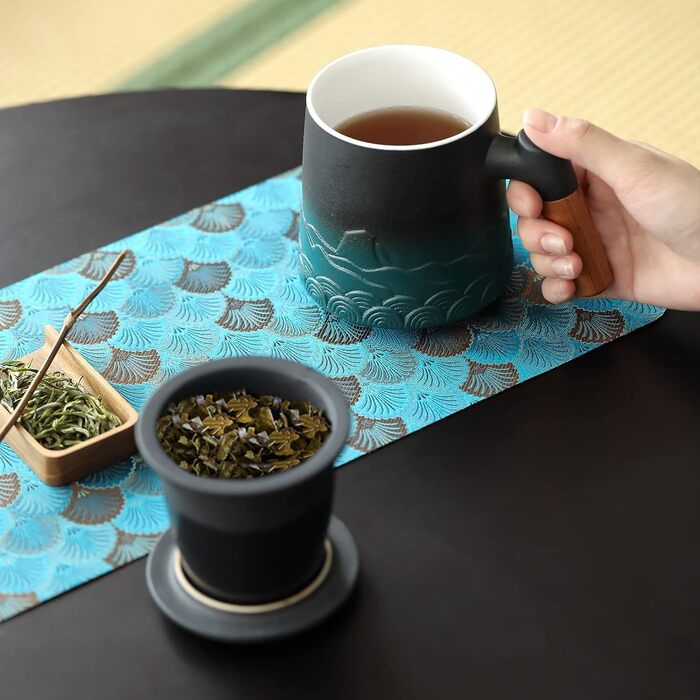 Кружка с крышкой и ситечком, 500 мл Zens