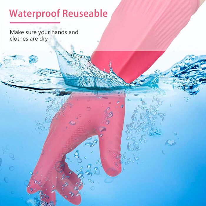 Рукавички для миття посуду 3 пари 39 см WEKIWGOT