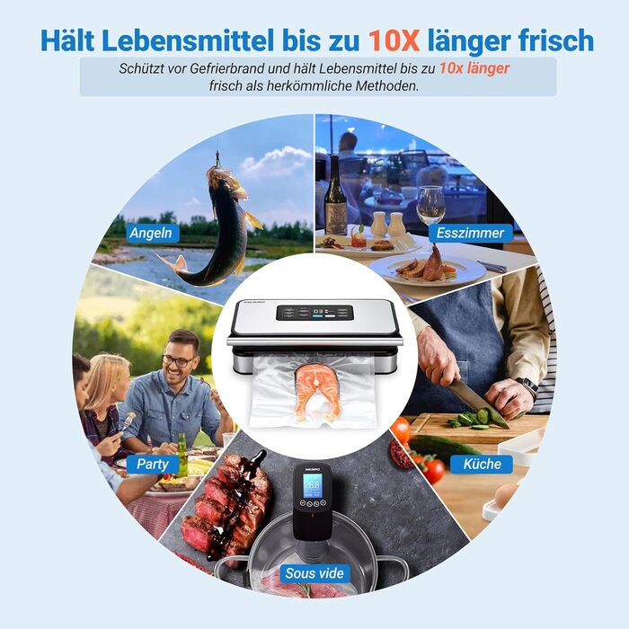 Вакуумний пакувальник 160 Вт VS04 Inkbird