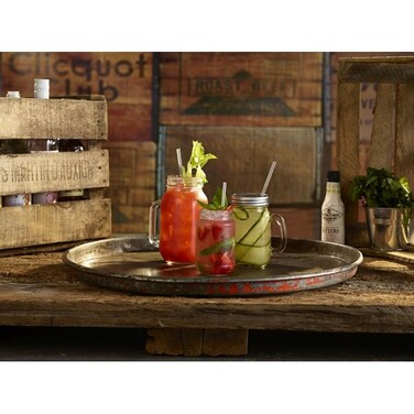 Кружка, банка Мэйсона 680 мл, 8.2*14.5 см, без крышки, GenWare