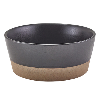 Салатник 720 мл, 15.5 см, чорний, Kava Black Stoneware, GenWare