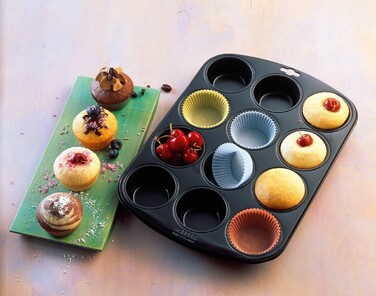 Набор белых бумажных формочек для выпечки кексов, 200 шт 7 см Creativ Kaiser