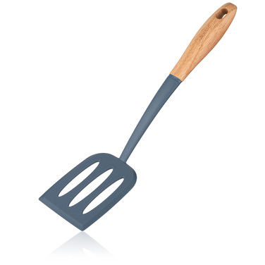 ARDESTO Лопатка з прорізами Midori, 34.5см, нейлон, дерево, синій