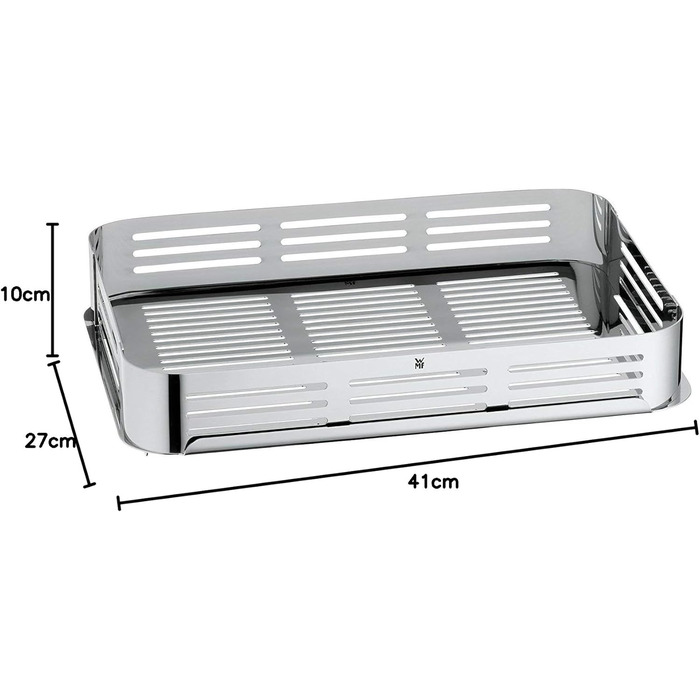 Жаровня 41 x 27 см с паровой корзиной и щипцами для спаржи Vitalis Aroma WMF