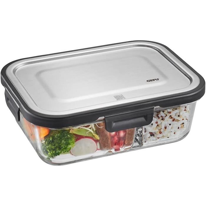 Контейнер харчовий, прямокутний, 300/500 мл Milo Gefu