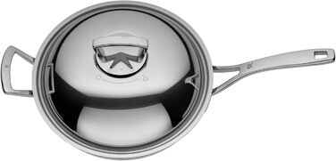 Сковорода вок 32 см с крышкой, серебристая Multiply WMF