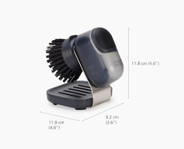 Компактна щітка для миття посуду з підставкою 11,8x9,2x11,8 см Joseph Joseph