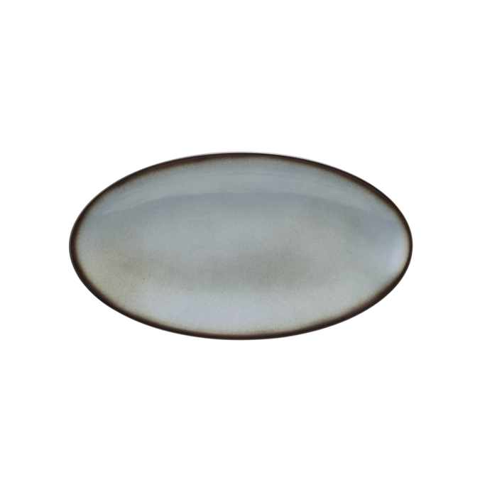 Блюдо овальне 33 х 18 см сіре Fantastic Seltmann