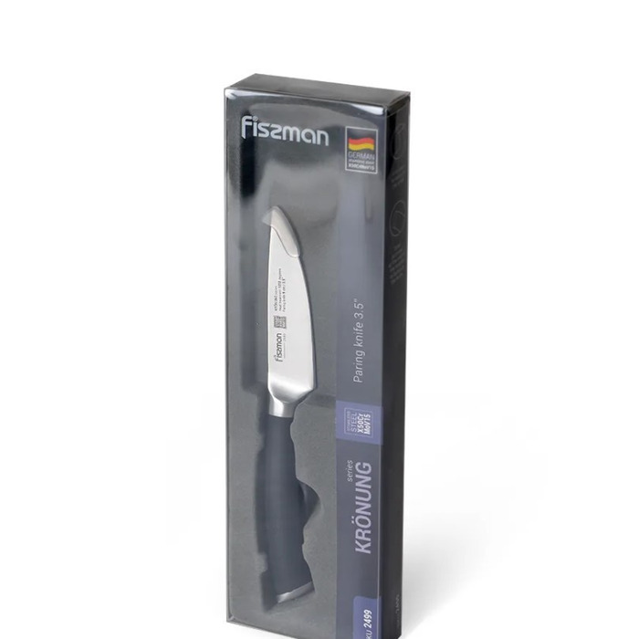 Овочевий ніж Fissman KRONUNG 9 см X50CrMoV15 сталь (2499)
