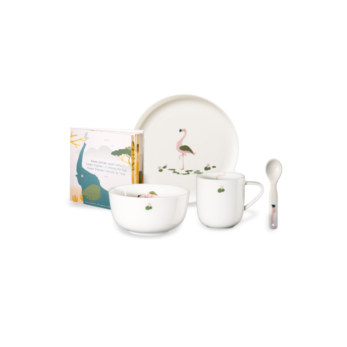 Набір дитячої столового посуду, 5 предметів, Фламінго ASA-Selection