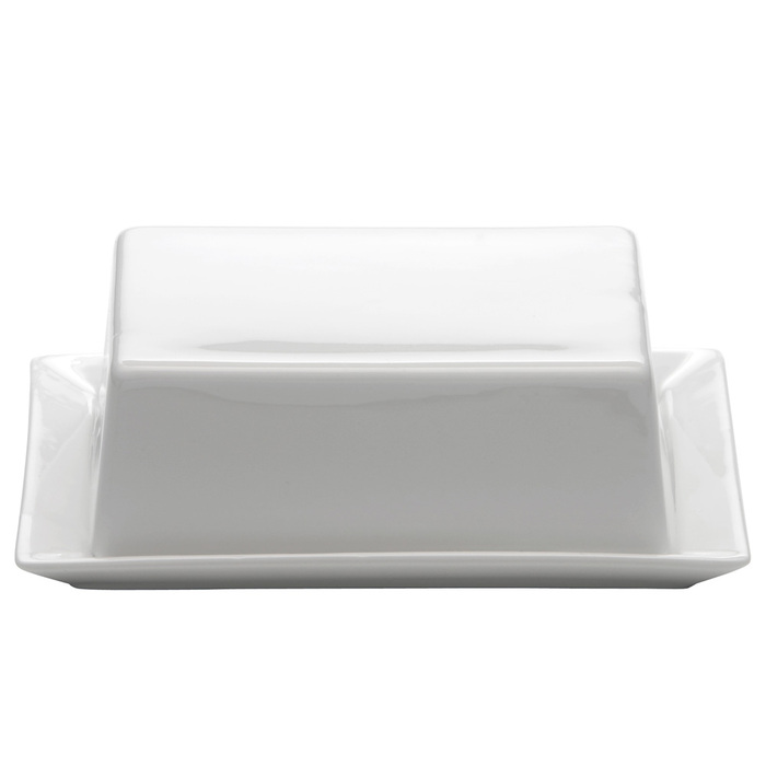Маслянка з кришкою Maxwell Williams WHITE BASICS KITCHEN порцелянова, 250 гр.