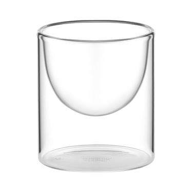 Набір креманок з подвійними стінками Ardesto, 170мл, 2шт, боросилікатне скло, прозорий