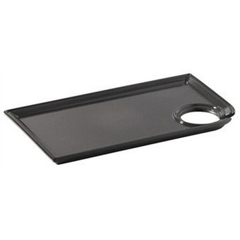Поднос для фуршета с отверстием для фужера Revol, черный 23 х 13 х 1 см