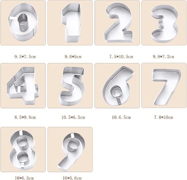 Набір формочок для печива у формі пряникового будиночка, FantasyDay, 10 шт. , формочки для печива з нержавіючої сталі, різдвяні формочки для тематичних тортів, тортів на день народження, помадного печива, сендвічів (10 шт.)