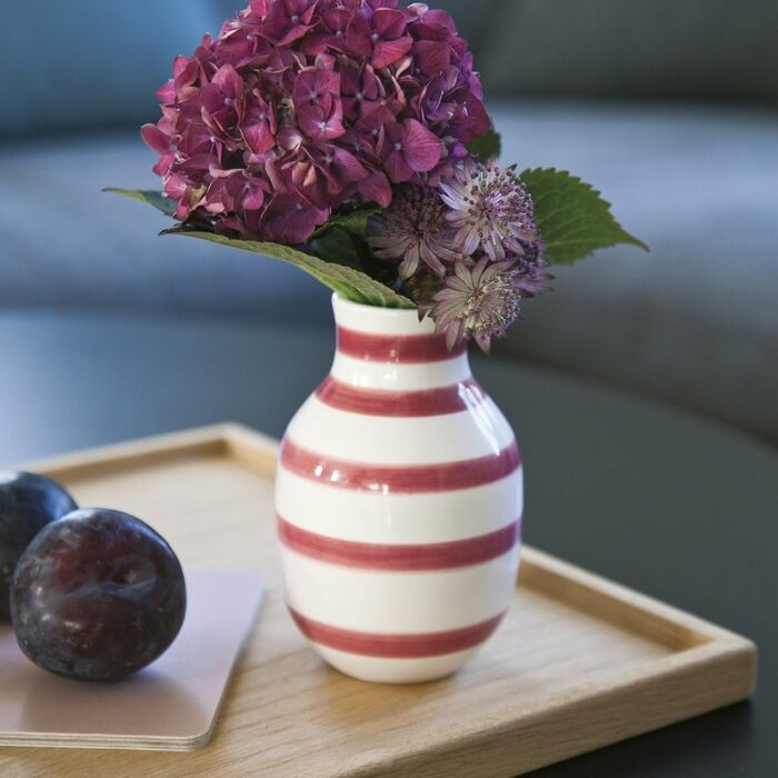 Ваза 20 см біло-рожева Omaggio Kähler