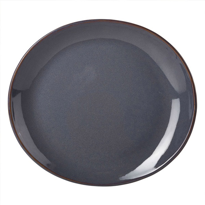 Тарілка овальна, 29,5х26 см Terra - Blue, GenWare