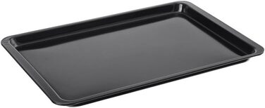 Прямокутне деко, корпус духовки з вуглецевої сталі з антипригарним покриттям, підходить для випікання різних страв (чорний)