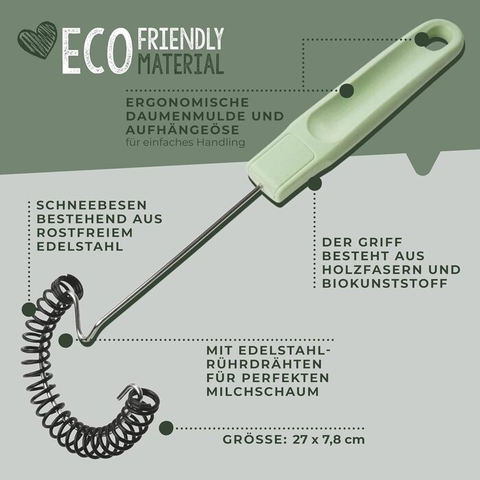 Віничок спіральний 27 см Ecolution сіро-зелений Ecolution Fackelmann