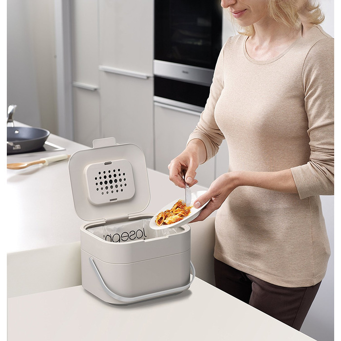 Контейнер для харчових відходів білий Stack Food Waste Caddy Joseph Joseph