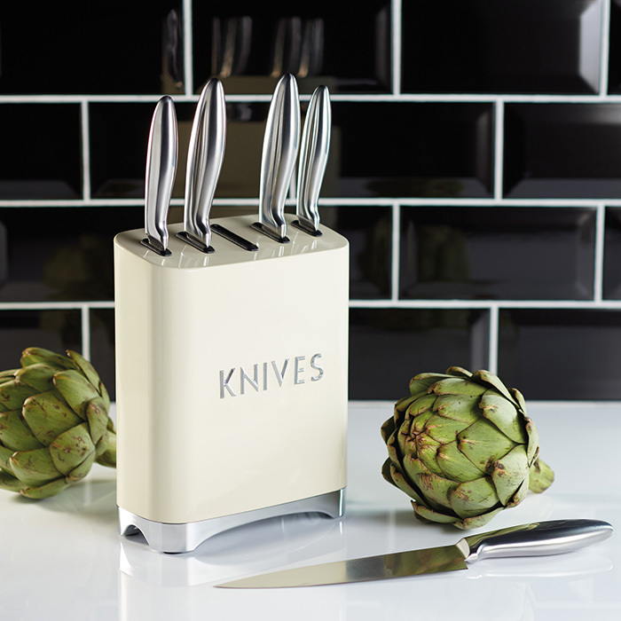 Набор ножей в подставке Kitchen Craft, 5 пр.