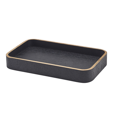 Піднос 23*13.8 см, чорний шпон, GenWare