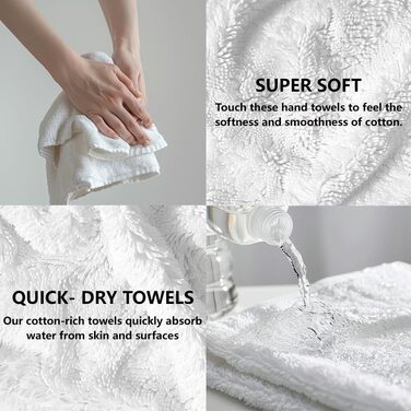 Набір з 2 різдвяних кухонних рушників 31,5 x 34,5 см з петлею для підвішування, Різдвяні ялинки WADORN