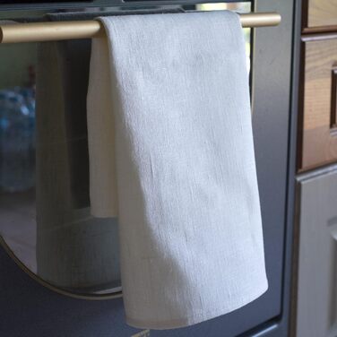 Лляних кухонних рушників Лляні кухонні рушники Кухонні рушники Кухонні рушники 100 льон Кухонний рушник лляний (6 шт. білий і натуральний) (9 шт. білий/натуральний), 6