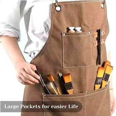 Фартух з полотна 55,9 х 76,2 см коричневий RAPRON