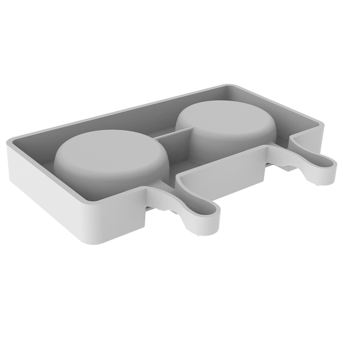 GEL19B ROUND Набір для морозива на паличці Ø70 h23 мм (82  мл х 2) 1 форма + 50 паличок