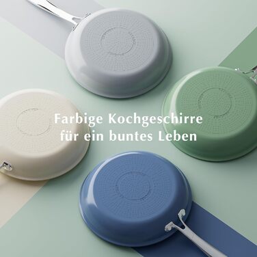 Набір керамічних індукційних сковорідок 20/24/28 см Redchef