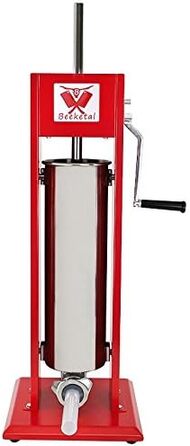 Машина для наповнення ковбаси професійна вертикальна 7 л, червоний MT07 Beeketal