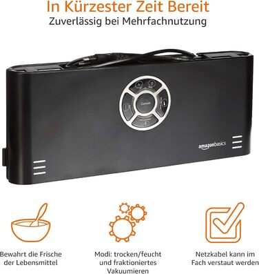 Вакуумный упаковщик 120 Вт Amazon Basics